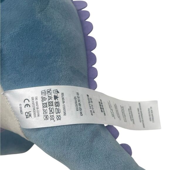 DISNEY The Dino Institute Aladar Blue Dinosaur Plush Animal Kingdom Purple Spike - Picture 9 of 13
